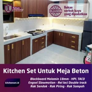 kitchen set meja dapur cor