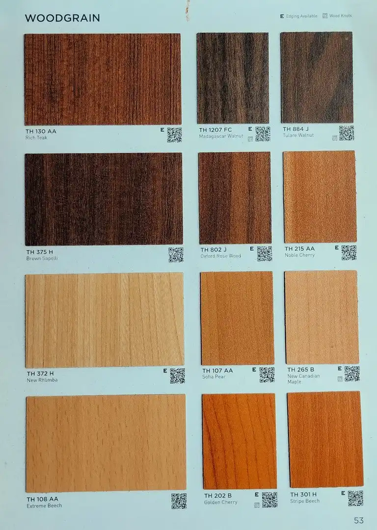 Katalog HPL Kayu Doff/Matte 2