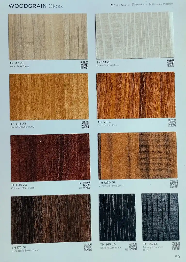 Katalog HPL Kayu Gloss